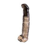 Насадка Toyfa XLover, для увеличения размера, TPE, черный, прозрачный, 22.5 см