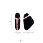 Вакуум-волновой бесконтактный стимулятор клитора Satisfyer Love Triangle, силикон, черный, 8,8 см.