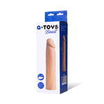 Насадка на пенис TOYFA A-Toys, SoftSkin, телесный, 16,5 см