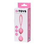 Вагинальные шарики A-Toys by TOYFA Rai, силикон, розовые, 17 см