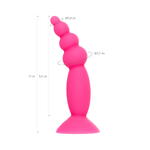 Анальная втулка A-Toys by TOYFA Hild, силикон, розовый, 11 см