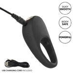 Перезаряжаемое эрекционное виброкольцо Silicone Rechargeable Pleasure Ring