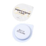 Презервативы Sagami, original 0.01, полиуретан, 17 см, 5,5 см, 20 шт.