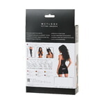 Платье Glossy Naomi из материала Wetlook, черное, XL