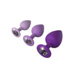 Набор анальных пробок со стразами Fantasy For Her Her Little Gems Trainer Set