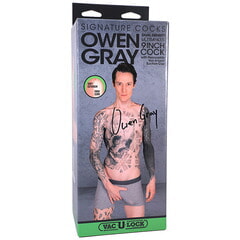 Фаллоимитатор с мошонкой на съемной присоске Owen Gray Signature Cocks