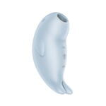 Вакуумный стимулятор клитора Satisfyer Seal You Soon, силикон, голубой